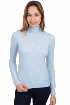 Cachemire  pull femme col roule lili