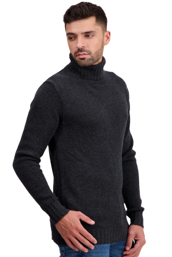 Cachemire pull homme epais tobago first anthracite l