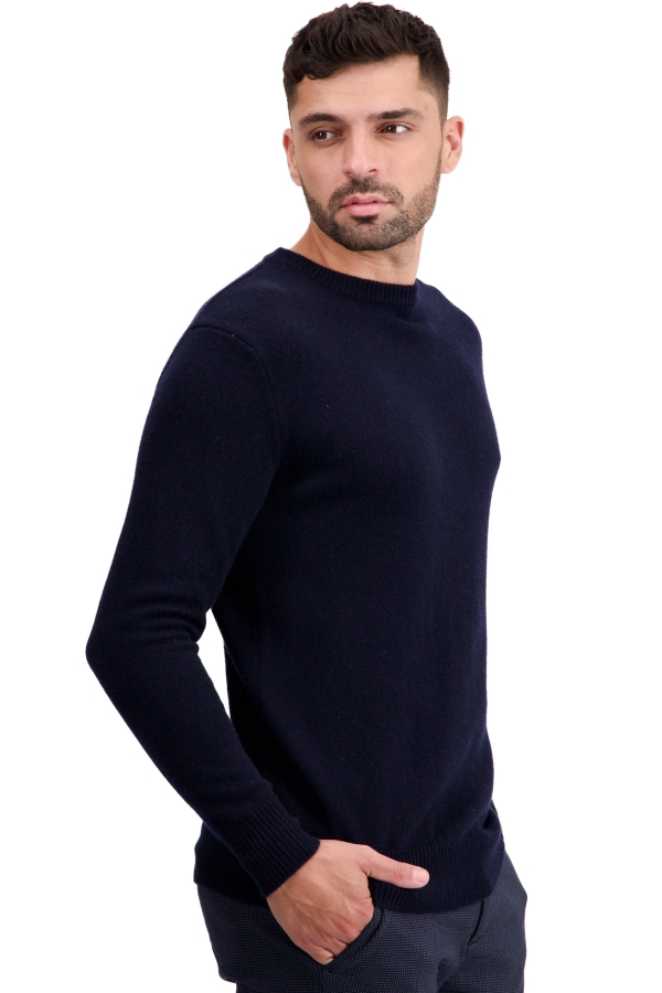 Cachemire pull homme epais touraine first marine fonce s