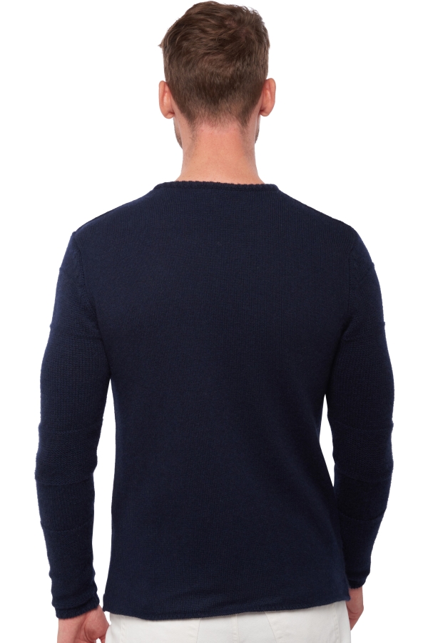 Cachemire pull homme waterloo marine fonce 3xl