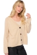 Cachemire gilet femme chana natural beige t2