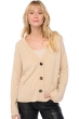 Cachemire gilet femme chana natural beige t3