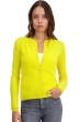 Cachemire gilet femme chloe jaune citric 