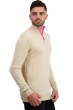 Cachemire polo camionneur homme themon natural beige dayglo xl