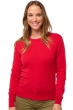 Cachemire pull femme col rond thalia first deep red xs