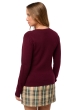 Cachemire pull femme col rond thalia first red wine xs