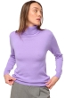 Cachemire pull femme col roule tale first violine purple 2xl