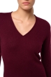 Cachemire pull femme col v trinidad first red wine xs