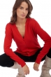 Cachemire pull femme collection printemps ete inga rouge s