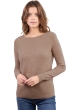 Cachemire pull femme collection printemps ete ulrike natural brown s