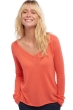 Cachemire pull femme les intemporels flavie corail lumineux 2xl