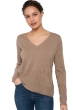 Cachemire pull femme soldes uliana natural brown l