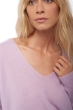 Cachemire pull femme varsovie lilas s