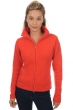 Cachemire pull femme zip capuche elodie corail lumineux 2xl