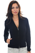 Cachemire pull femme zip capuche elodie noir 2xl