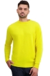 Cachemire pull homme col rond nestor jaune citric xl