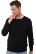 Cachemire pull homme col rond tao first noir 2xl