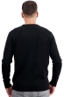 Cachemire pull homme col rond touraine first noir 3xl