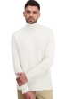Cachemire pull homme col roule torino first almost white l