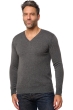 Cachemire pull homme col v tor first dark grey 2xl