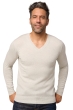 Cachemire pull homme col v tor first fluo white 2xl