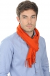 Cachemire pull homme echarpes et cheches zak170 paprika 170 x 25 cm