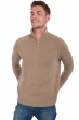 Cachemire pull homme epais angers natural brown natural beige 4xl