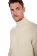 Cachemire pull homme epais artemi natural ecru 3xl