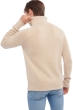 Cachemire pull homme epais olivier natural beige natural brown l