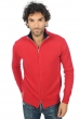 Cachemire pull homme maxime rouge velours marine fonce 2xl