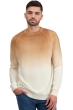 Cachemire pull homme soldes ticino natural ecru camel 3xl