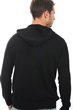 Cachemire pull homme zip capuche hiro noir l