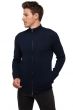 Chameau pull homme zip capuche clyde marine l
