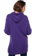 Yak pull femme zip capuche veria deep purple xs