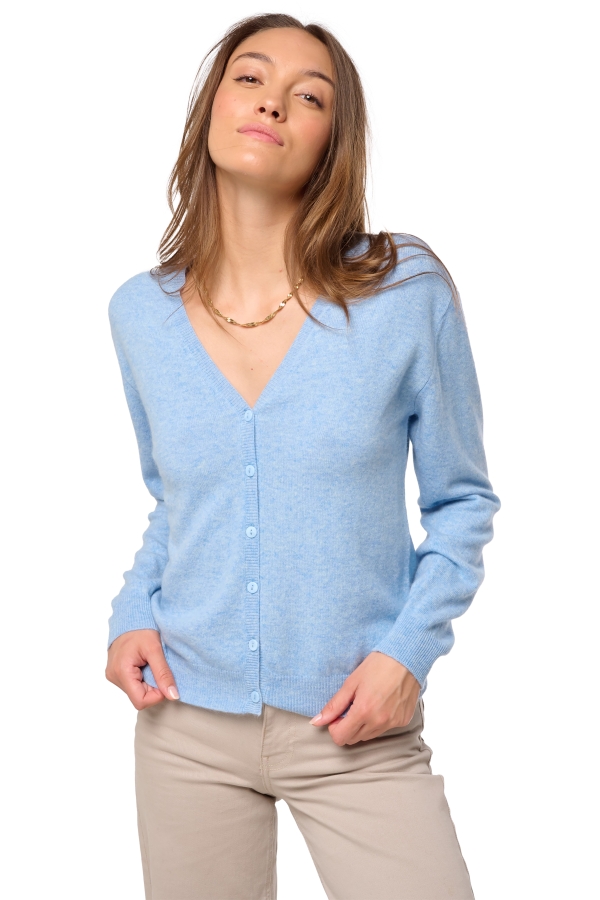 Cachemire petit prix femme taline first powder blue xl