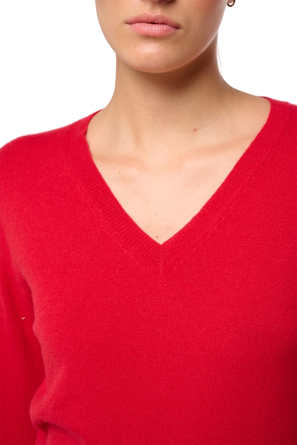 Cachemire petit prix femme tessa first deep red 2xl