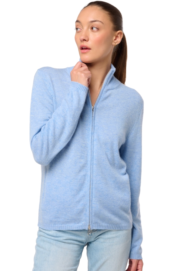 Cachemire petit prix femme thames first powder blue 2xl