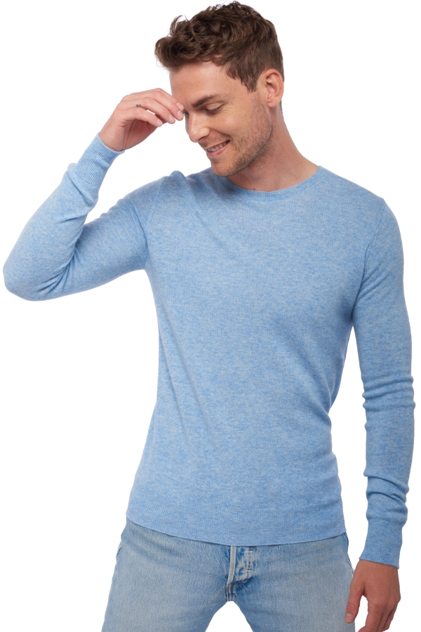 Cachemire petits prix homme tao first powder blue 2xl