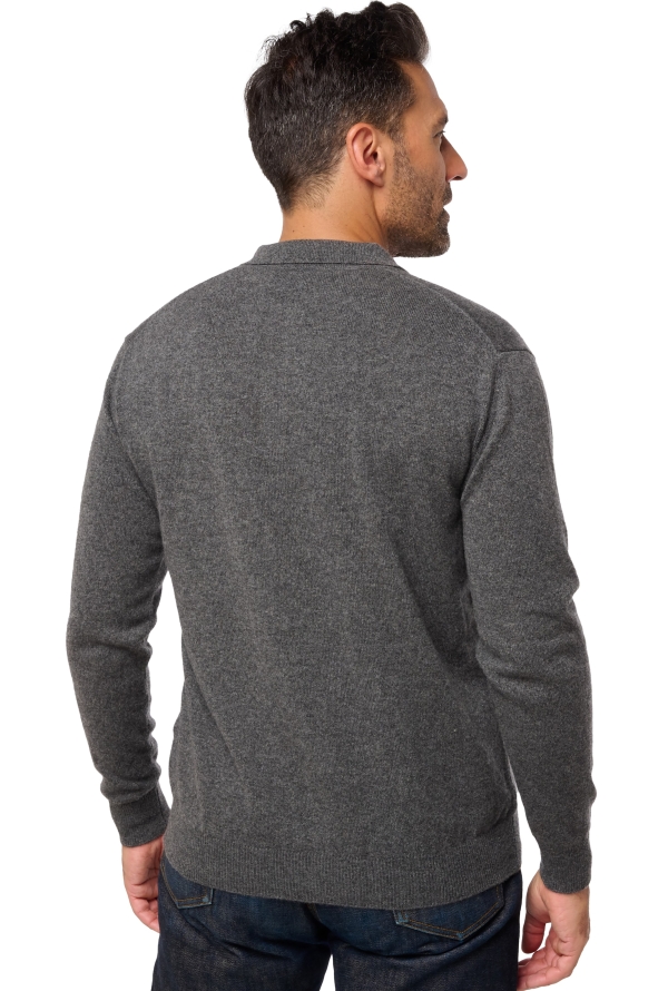 Cachemire polo camionneur homme tarn first dark grey 3xl