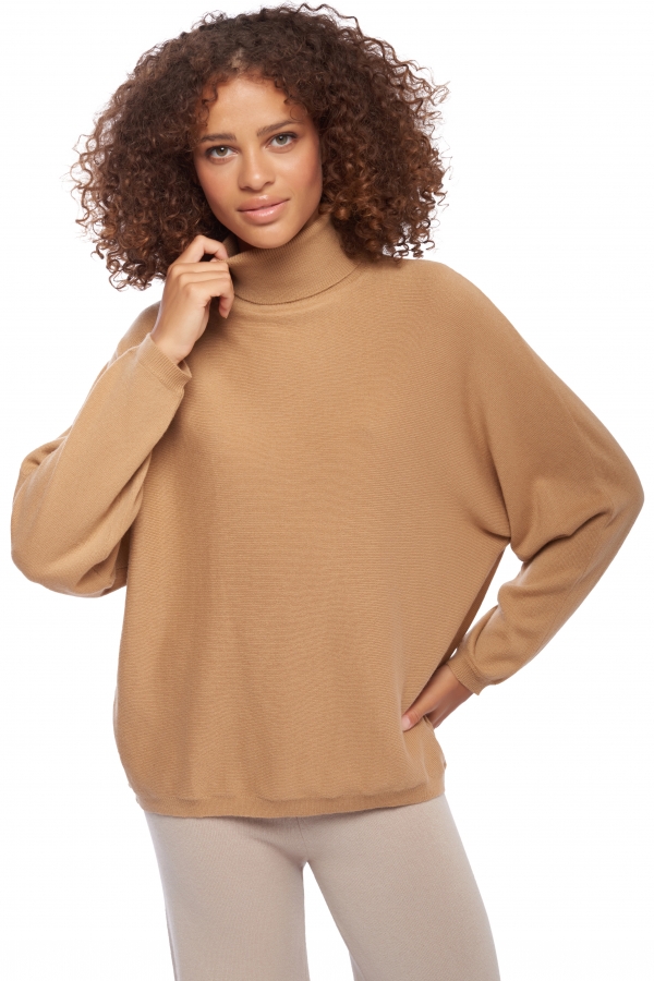 Cachemire pull femme amarillo camel xs