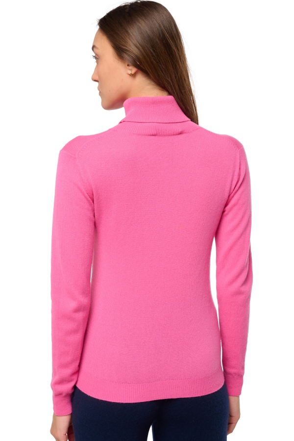 Cachemire pull femme col roule tale first flashy rose xs