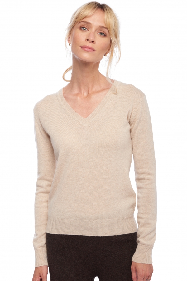 Cachemire pull femme collection printemps ete faustine natural beige xs