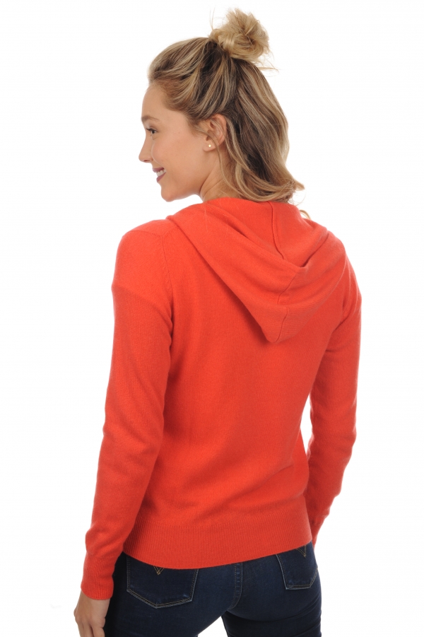 Cachemire pull femme collection printemps ete louanne corail lumineux l