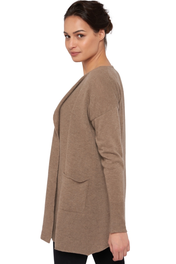 Cachemire pull femme soldes uele natural brown s