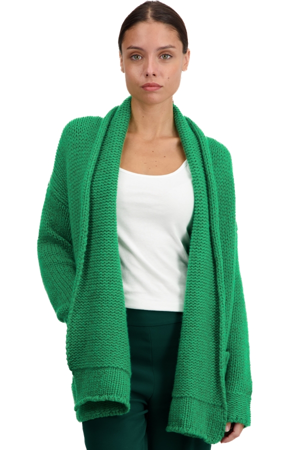 Cachemire pull femme vienne basil new green l