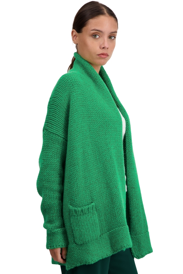 Cachemire pull femme vienne basil new green l