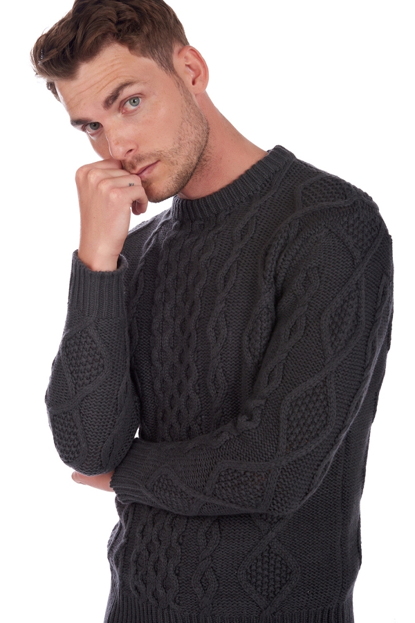 Cachemire pull homme acharnes anthracite s