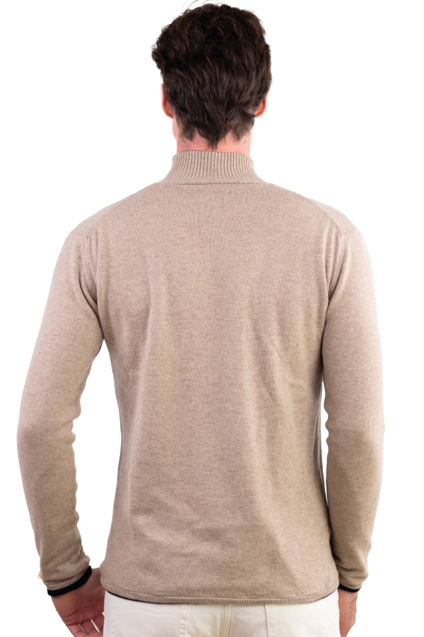 Cachemire pull homme cilio noir natural stone xl