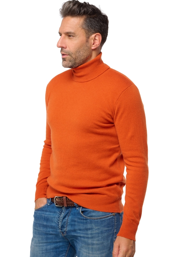 Cachemire pull homme col roule tarry first marmelade l