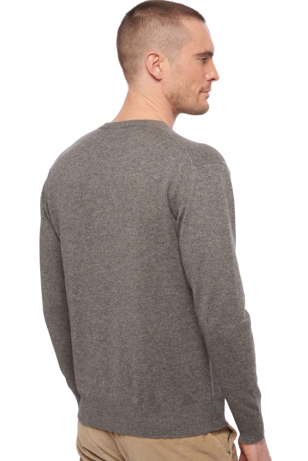 Cachemire pull homme col v hippolyte marmotte chine 